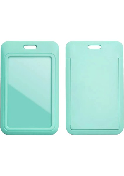 1 Adet Şeffaf Pencereli Kayar Kimlik Rozeti Tutucu, Ofis, Okul Için Kimlik Kartı Koruyucu, Kadınlar, Personel, Öğrenci Için Harika Hediye Renk: Yeşil (Yurt Dışından)