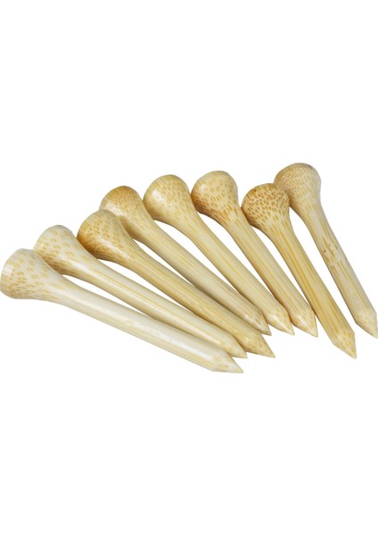 100 Adet Golf Topluğu Bambu Tee Golf Topları Tutucu, Golf Topu Çivi Tee Topu Pimi Tırnak Kick 42 mm (Yurt Dışından)