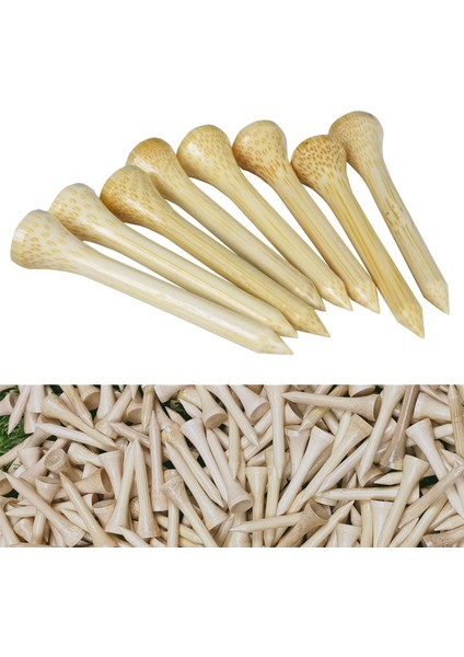 100 Adet Golf Topluğu Bambu Tee Golf Topları Tutucu, Golf Topu Çivi Tee Topu Pimi Tırnak Kick 42 mm (Yurt Dışından) fiyatları