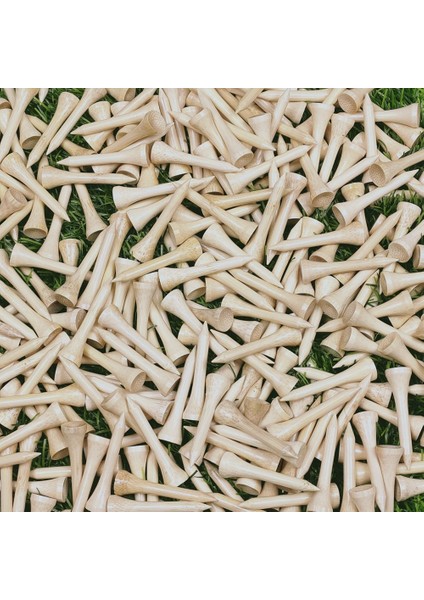 100 Adet Golf Topluğu Bambu Tee Golf Topları Tutucu, Golf Topu Çivi Tee Topu Pimi Tırnak Kick 42 mm (Yurt Dışından) modelleri