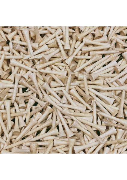100 Adet Golf Topluğu Bambu Tee Golf Topları Tutucu, Golf Topu Çivi Tee Topu Pimi Tırnak Kick 42 mm (Yurt Dışından) indirimleri