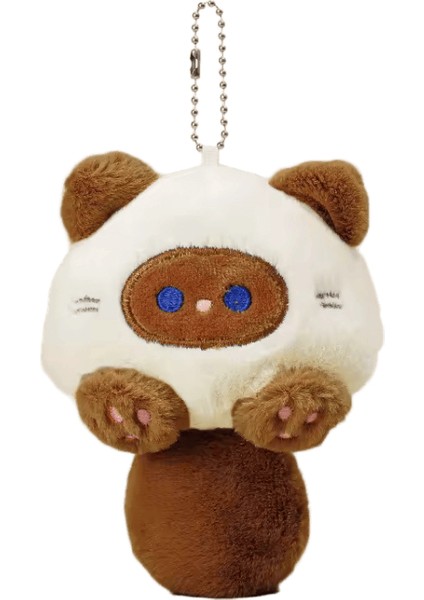 2025 Yeni Karikatür Kedi Bebek Peluş Kolye Yaratıcı Askılar Süs Anahtar Kolye Çanta Aksesuarları Çanta Kolye Araba Anahtarları Aksesuarları (Yurt Dışından)
