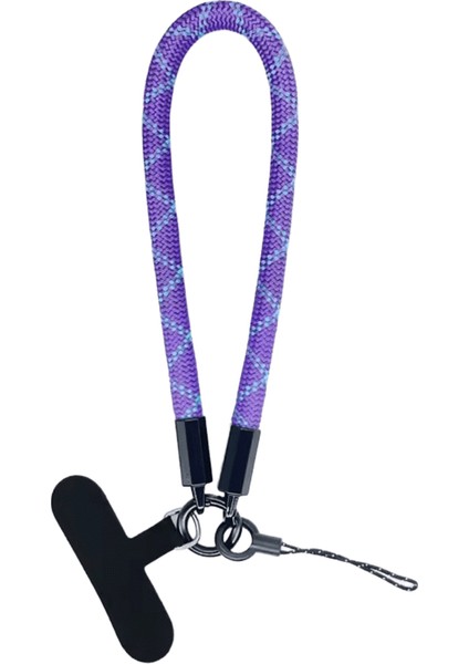 8mm Kalın Kısa Ipi Cep Telefonu Bilek Kayışı, Iphone / Kamera / Anahtar Için Kişiselleştirilmiş Güvenlik Dokuma El Kayışı, Bilek Ipi (Yurt Dışından)