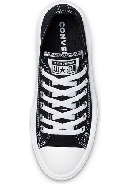 Chuck Taylor All Star Move Canvas Platform Kadın Siyah Günlük Stil Ayakkabı 570256C