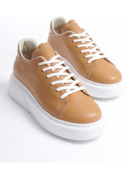 Dante Model Hakiki Deri Taba Kadın Bağcıklı Kalın Taban Sneaker Spor Ayakkabı fiyatları