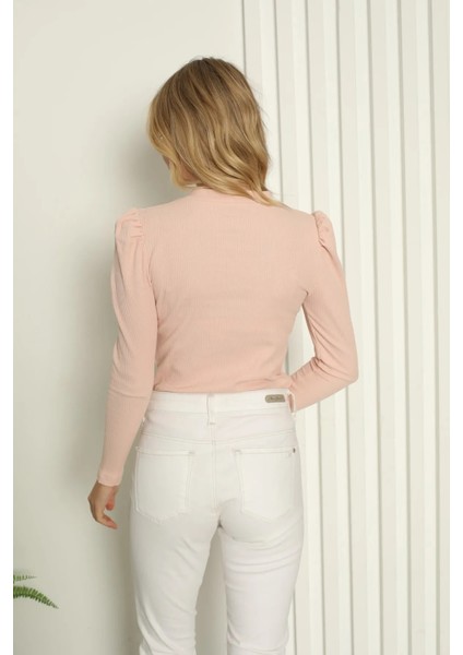 Prenses Kol Crop Kaşkorse Bluz modelleri