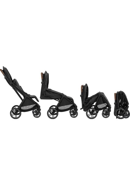 Bebeconfort Indra Otomatik Katlanan Kompakt Bebek Arabası Mineral Graphite