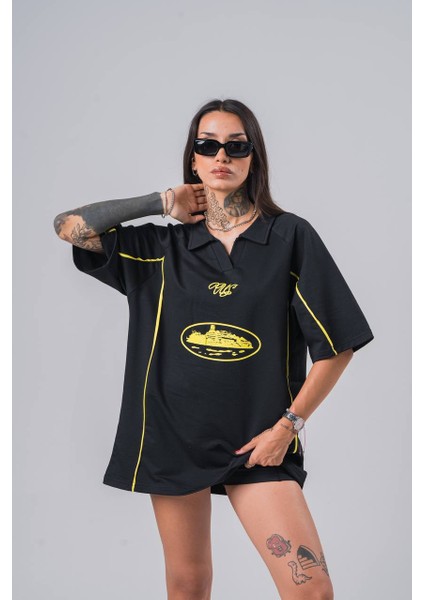 Corteiz Polo Yaka Oversize T-Shirt