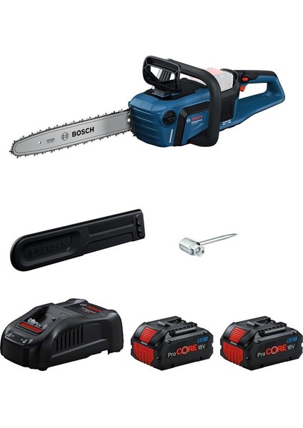 Gke 18V-40 Zincirli Ağaç Kesme 2x5.5 Procore Set