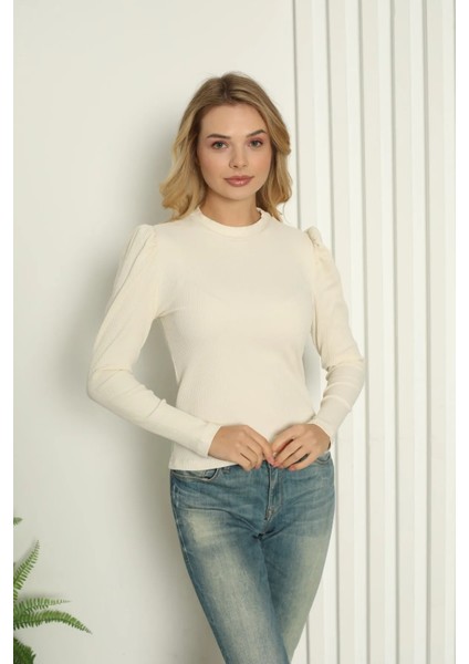 Prenses Kol Crop Kaşkorse Bluz fiyatları