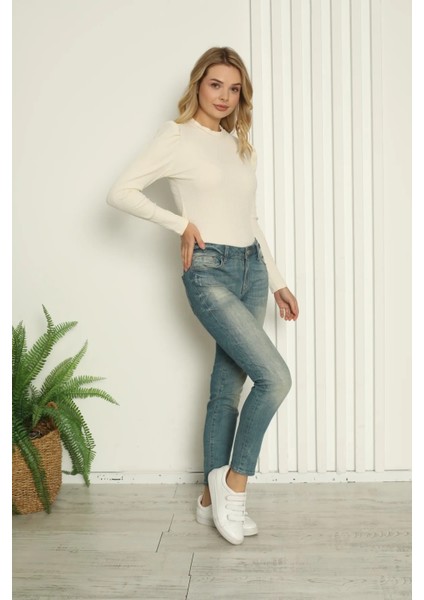 Prenses Kol Crop Kaşkorse Bluz indirimleri