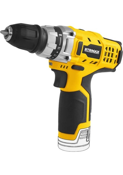 RTX1212B Akülü Matkap 12V *aküsüz* X-Lion