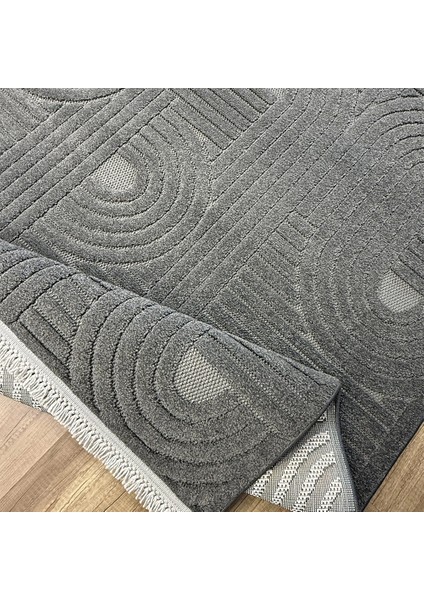 Level EN270 Antrasit Modern Halı