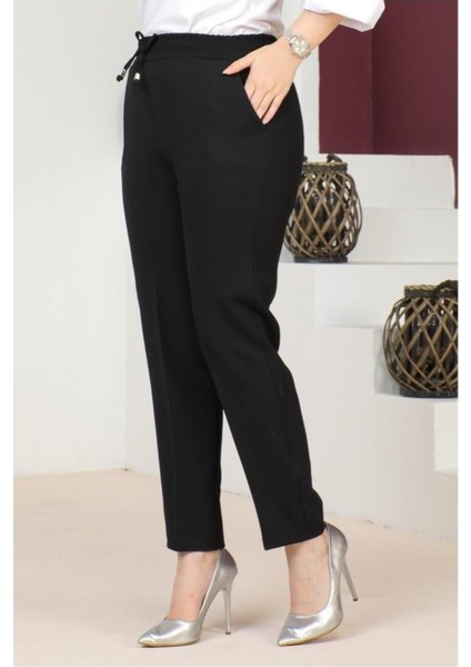 Butikbeli Lastikli Kuşaklı Pantolon