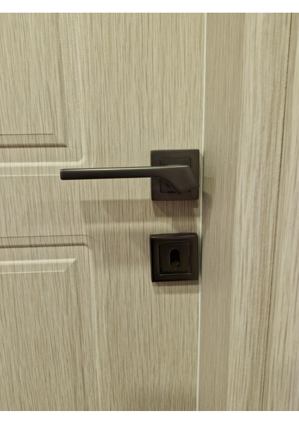 Mat Antrasit Alüminyum Oda Tipi Kapı Kolu