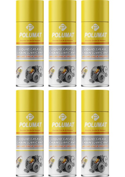 Sıvı Gres Zincir Yağlayıcı 400 ml 6'lı Paket