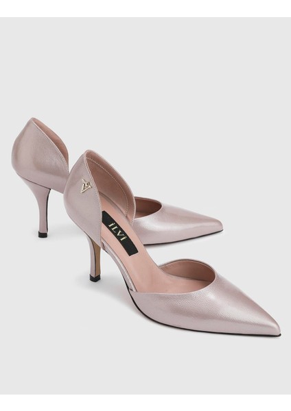 Melina Hakiki Deri Kadın Vizon Topuklu Ayakkabı fiyatları