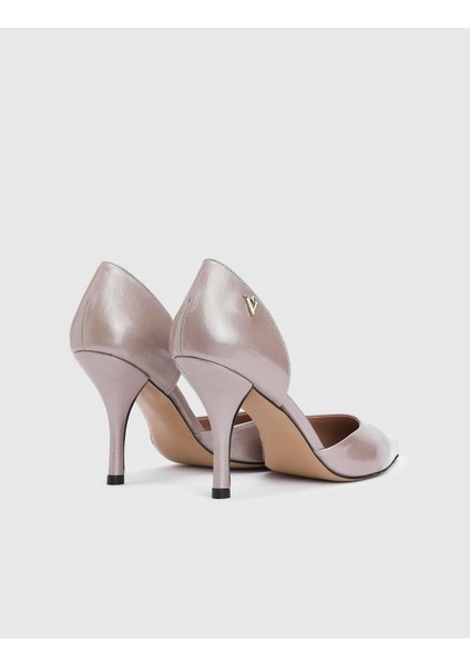 Melina Hakiki Deri Kadın Vizon Topuklu Ayakkabı fırsatları