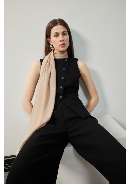 Regular Fit Bisiklet Yaka Düğmeli Yelek E7233AX25SP modelleri