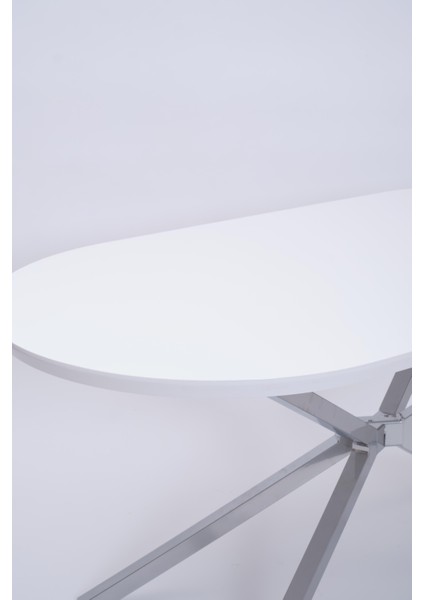 Bohem Metal Boyalı Mdf Lak Panel Yemek Masası 90X170 fiyatları