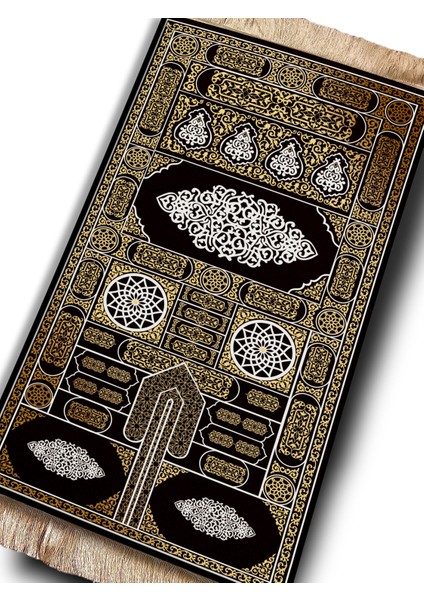 Kadife Lüks Seccade Keten Astarlı Namazlık 70x120 cm fiyatları