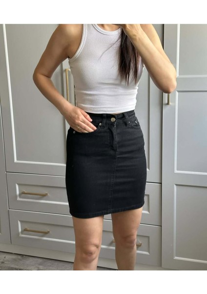 Butik Füme Kot Mini Pamuk Etek modelleri