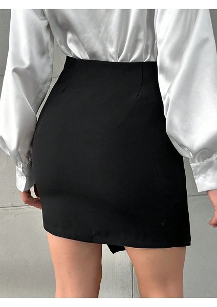Butik Mini Büzgü Detaylı Anvelop Esimetrik Esnek Etek fırsatları