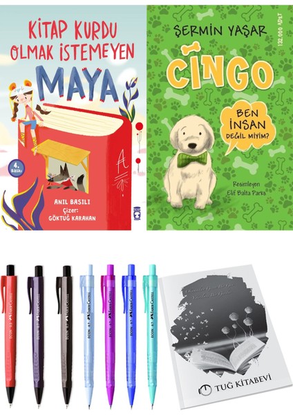 Kitap Kurdu Olmak İstemeyen Maya ve Cingo