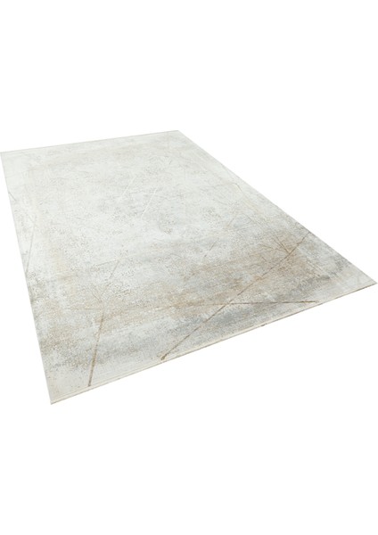 Halı Queen 8118 Krem Yumuşak Dokulu Viskon Uzun Ömürlü Dayanıklı 100 Tarak Özel Dokuma Halı modelleri