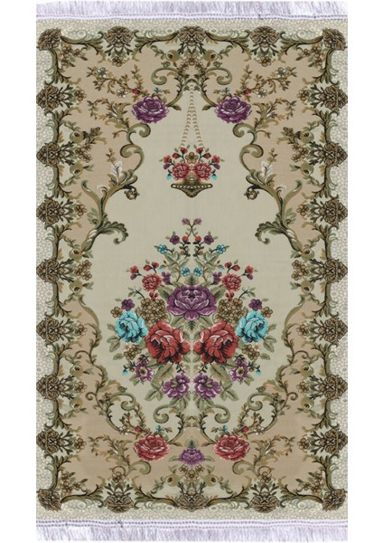 Kadife Lüks Seccade Keten Astarlı Namazlık 70x120 cm