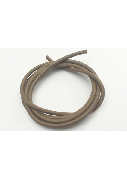 Hakiki Deri Sırım 2 mm Yuvarlak Kordon (4 Metre)