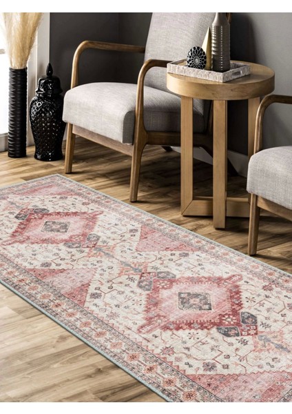 Vintage Desenli Halı, Pamuk Dokuma Pamuklu Taban Dekoratif Halı Kilim 23 fırsatları
