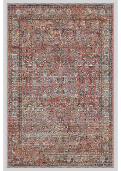 Vintage Desenli Halı, Pamuk Dokuma Pamuklu Taban Dekoratif Halı Kilim 35 indirimleri