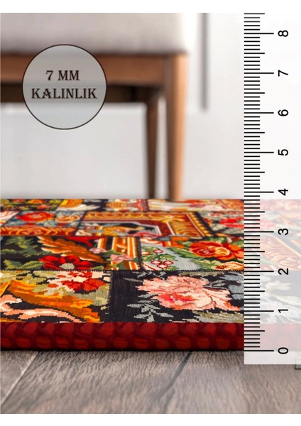 Vintage Desenli Halı, Pamuk Dokuma Pamuklu Taban Dekoratif Halı Kilim 28 indirimleri