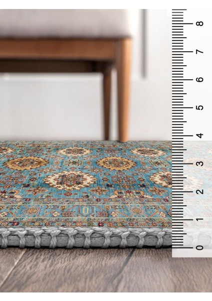 Vintage Desenli Halı, Pamuk Dokuma Pamuklu Taban Dekoratif Halı Kilim 32 fırsatları