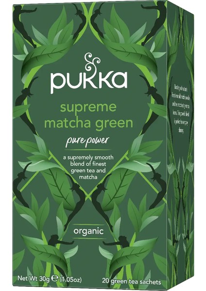Supreme Matcha Green Oraganik Bitki Çayı