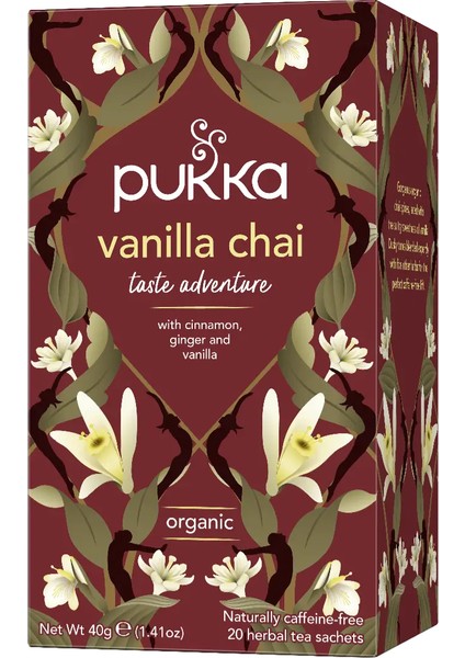 Vanilla Chai Organik Bitki Çayı