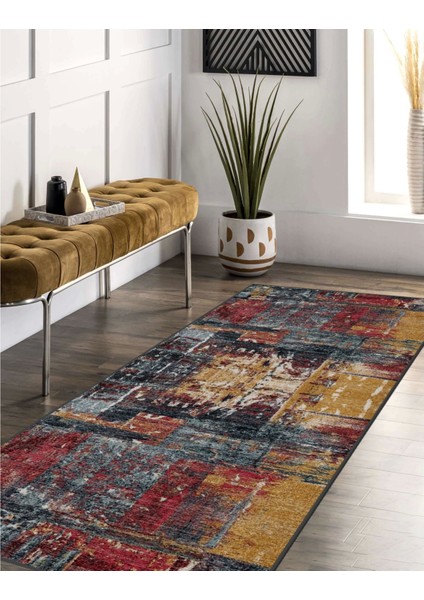 Vintage Desenli Halı, Pamuk Dokuma Pamuklu Taban Dekoratif Halı Kilim 60 indirimleri