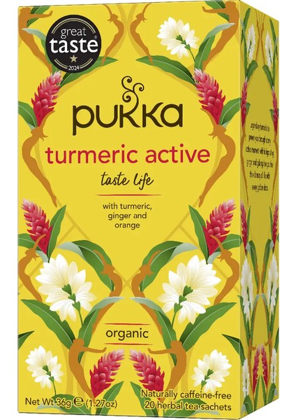 Turmeric Active Organik Bitki Çayı