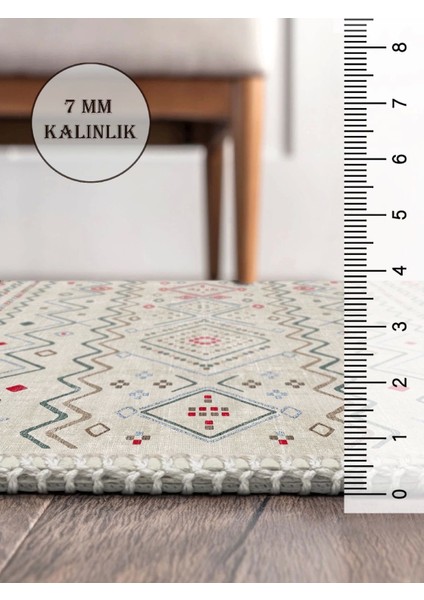 Vintage Desenli Halı, Pamuk Dokuma Pamuklu Taban Dekoratif Halı Kilim 52 indirimleri