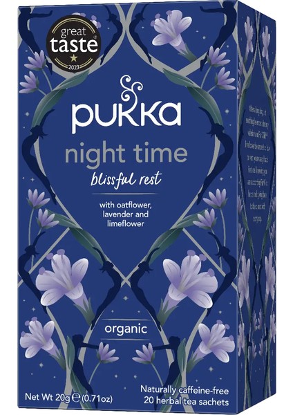 Night Time Organik Bitki Çayı