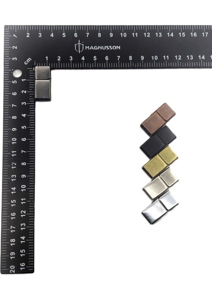 6x12 Mm Deri Bileklik Kiliti Mıknatıslı Kilit (20 Adet)