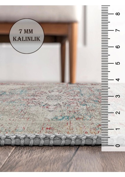 Vintage Desenli Halı, Pamuk Dokuma Pamuklu Taban Dekoratif Halı Kilim 76 indirimleri