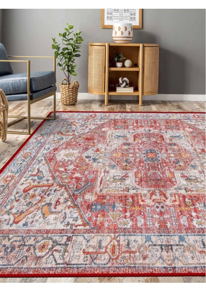 Vintage Desenli Halı, Pamuk Dokuma Pamuklu Taban Dekoratif Halı Kilim 93 modelleri