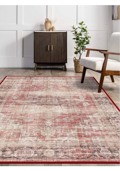 Vintage Desenli Halı, Pamuk Dokuma Pamuklu Taban Dekoratif Halı Kilim 84 fiyatları