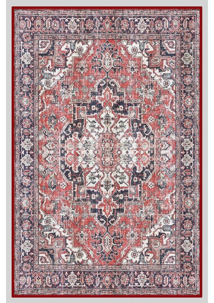 Vintage Desenli Halı, Pamuk Dokuma Pamuklu Taban Dekoratif Halı Kilim 85 indirimleri