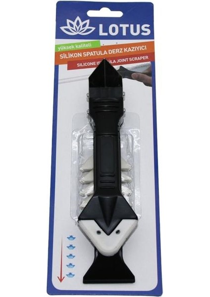 Ayarlı Derz Aparatı 3 In 1 Metal Kazıyıcılı 5 Başlıklı Fayans Derz Silikon Sıyırıcı + Uygulama Seti fiyatları