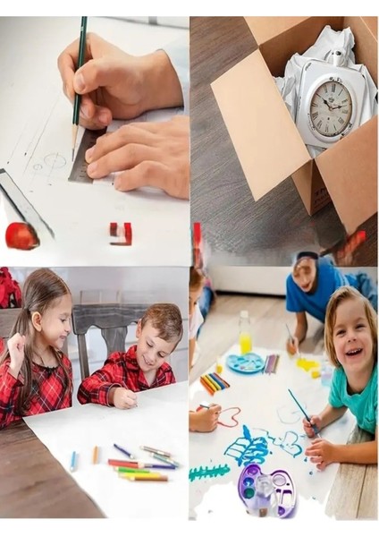 Rulo Resim Kağıdı 1 Adet Genişlik 45 cm Uzunluk 30 Metre Resim Masası Uyumlu Plotter