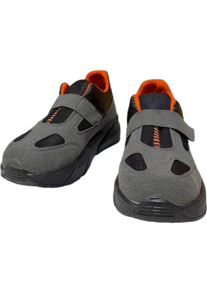 Fly Gri Süet Ultra Hafif Çelik Burun Iş Güvenliği Ayakkabısı S1 fırsatları