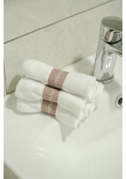 Bambu Bebek Havlusu 6'lı - Ultra Yumuşak ve Emici Bebek Banyo Yüz Havlusu - Hassas Ciltler